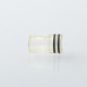 Monarchy Tapered Style 510 Drip Tip - Translucent Light Yellow, Acrylic