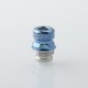 Mission Tips V2 Mini Nuke Style Drip Tip for dotMod dotAIO V1 / V2 Pod - Blue, SS + Titanium