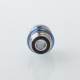 Mission Tips V2 Mini Nuke Style Drip Tip for dotMod dotAIO V1 / V2 Pod - Blue, SS + Titanium