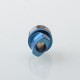 Monarchy Inverted Whistle Dama Style Drip Tip for BB / Billet / Boro AIO Box Mod - Blue, Stainless Steel