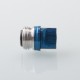 Monarchy Inverted Whistle Dama Style Drip Tip for BB / Billet / Boro AIO Box Mod - Blue, Stainless Steel