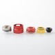 Authentic CM Vapes Viking RDA Rebuildable Dripping Atomizer - Red, BF Pin, 30mm