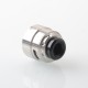 Authentic CM Vapes Viking RDA Rebuildable Dripping Atomizer - Silver, BF Pin, 30mm