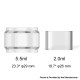 [Ships from Bonded Warehouse] Authentic Voopoo Uforce-X Tank Replacement Glass Tube - 2ml Straight Glass