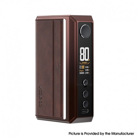 [Ships from Bonded Warehouse] Authentic Voopoo Drag 5 177W Box Mod - Gradient Brown, VW 5~177W, 2 x 18650