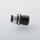 Authentic MK MODS TB Boro Drip Tip and Button for VandyVape Pulse AIO V2 80W Boro Box Mod Kit - Black