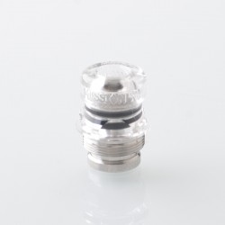 Mission Tips V2 Mini Nuke Style Drip Tip for dotMod dotAIO V1 / V2 Pod - Translucent, SS + PC