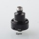 Monarchy OST Old School Style MTL RTA Rebuildable Tank Atomizer - Black, Air Pins 1.0 / 1.2 / 1.5 / 1.8mm, 2.0ml, 22mm