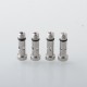 SXK Monarchy OST Old School Style MTL RTA Rebuildable Tank Atomizer - Silver, Air Pins 0.8 / 1.0 / 1.2 / 1.5 / 1.8mm, 22mm