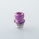 Mission Tips V2 Mini Nuke Style Drip Tip for dotMod dotAIO V1 / V2 Pod - Purple, SS + Titanium