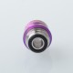 Mission Tips V2 Mini Nuke Style Drip Tip for dotMod dotAIO V1 / V2 Pod - Purple, SS + Titanium