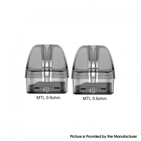 [Ships from Bonded Warehouse] Authentic Vaporesso Pod Cartridge for LUXE X PRO / LUXE X2 Pod System - MTL 0.6ohm, 5ml (2 PCS)