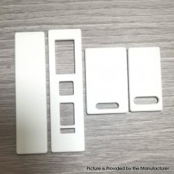 Authentic MK MODS Panel Plate Set for dotMod dotAIO X Essential & Pro AIO Kit - White, POM