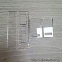 Authentic MK MODS Panel Plate Set for dotMod dotAIO X Essential & Pro AIO Kit - Translucent, Acrylic