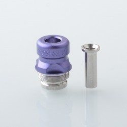 Mission Tips V2 Mini Nuke Style Drip Tip for dotMod dotAIO V1 / V2 Pod - Purple, SS + Aluminum
