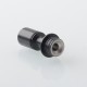 Authentic Auguse V3 510 Drip Tip for RTA / RDA / RDTA Atomizer - Black + Black, SS + POM