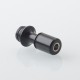 Authentic Auguse V3 510 Drip Tip for RTA / RDA / RDTA Atomizer - Black + Black, SS + POM