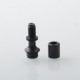 Authentic Auguse V3 510 Drip Tip for RTA / RDA / RDTA Atomizer - Black + Black, SS + POM