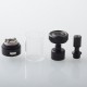 Authentic Auguse V3 RTA Atomizer - Black, 4ml, 9 x Air Pins 0.8, 0.9, 1.0, 1.2, 1.4, 2 x 0.8, 2 x 0.9, 2 x 1.0, 2 x 1.2mm, 22mm