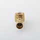 Kontrl Mkro Style RBA Bridge for Billet / BB / Boro Mod - Gold, 316SS, 5 PCS Air Pin 1.0 / 1.2 / 2.5 / 3.5 / 4.0mm