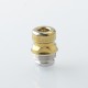 Mission Tips V2 Mini Nuke Style Drip Tip for dotMod dotAIO V1 / V2 Pod - Gold, SS + Titanium