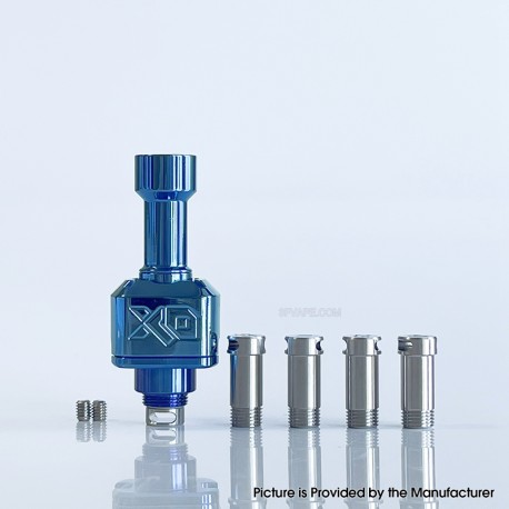 Rekavape Wick'D XO Style RBA Bridge for BB / Billet / Boro Mod - Blue, Titanium, 5 PCS Air Pin 1.0 / 2.5 / 3.0 / 3.5 / 4.0mm