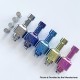 Rekavape Wick'D XO Style RBA Bridge for BB / Billet / Boro Mod - Blue, Titanium, 5 PCS Air Pin 1.0 / 2.5 / 3.0 / 3.5 / 4.0mm