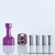 Rekavape Wick'D XO Style RBA Bridge for BB / Billet / Boro Mod - Purple, Titanium, 5 PCS Air Pin 1.0 / 2.5 / 3.0 / 3.5 / 4.0mm