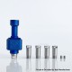 Rekavape Wick'D XO Style RBA Bridge for BB / Billet / Boro Mod - Blue, 5 PCS Air Pin 1.0 / 2.5 / 3.0 / 3.5 / 4.0mm