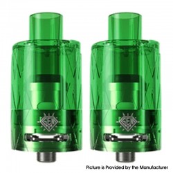 [Ships from Bonded Warehouse] Authentic FreeMax Gemm Disposable Tank Atomizer 5ml - Green, G1 SS316L 0.12ohm (2 PCS)