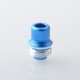 Authentic MK MODS TB Boro Drip Tip and Button for VandyVape Pulse AIO V2 80W Boro Box Mod Kit - Blue