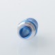 Authentic MK MODS TB Boro Drip Tip and Button for VandyVape Pulse AIO V2 80W Boro Box Mod Kit - Blue