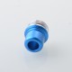 Authentic MK MODS TB Boro Drip Tip and Button for VandyVape Pulse AIO V2 80W Boro Box Mod Kit - Blue