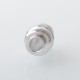 Authentic MK MODS TB Boro Drip Tip and Button for VandyVape Pulse AIO V2 80W Boro Box Mod Kit - Silver