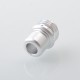 Authentic MK MODS TB Boro Drip Tip and Button for VandyVape Pulse AIO V2 80W Boro Box Mod Kit - Silver