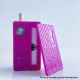 Rekavape Monarchy Style Replacement Front + Back Cover Panel Plate for dotMod dotAIO V2 Pod - Purplish Red, Acrylic (2 PCS)