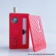 Rekavape Monarchy Style Replacement Front + Back Cover Panel Plate for dotMod dotAIO V2 Pod - Red, Acrylic (2 PCS)