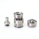 SXK KF X Mini Style MTL RTA Rebuildable Tank Atomizer - Silver, 3.2ml, 23mm Diameter