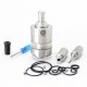 SXK KF X Mini Style MTL RTA Rebuildable Tank Atomizer - Silver, 3.2ml, 23mm Diameter