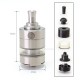 SXK KF X Mini Style MTL RTA Rebuildable Tank Atomizer - Silver, 3.2ml, 23mm Diameter