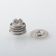 Replacement Dual Coil Deck Base for Flash E-Vapor FEV V4.5 / V4.5S+ RTA - Silver