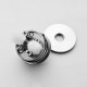 Replacement Dual Coil Deck Base for Flash E-Vapor FEV V4.5 / V4.5S+ RTA - Silver