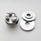 Replacement Dual Coil Deck Base for Flash E-Vapor FEV V4.5 / V4.5S+ RTA - Silver