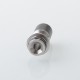 Authentic Auguse V3 510 Drip Tip for RTA / RDA / RDTA Atomizer - Silver + Black, SS + POM