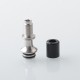 Authentic Auguse V3 510 Drip Tip for RTA / RDA / RDTA Atomizer - Silver + Black, SS + POM