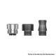 Authentic MECHVAPE 510 Nuts & Drip Tip Pack - Translucent Black, 510 Nut / 510 DT Drip Tip / 510 MTL Drip Tip