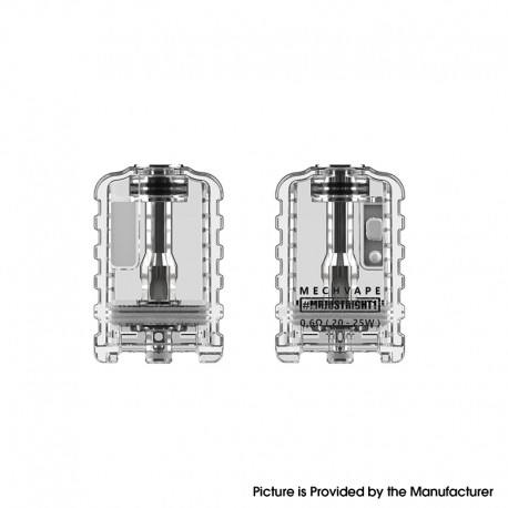 Authentic MECHVAPE x MRJUSTRIGHT Boro Tank Cartridge for BM40 Boro Mod - 0.6ohm, 4.5ml (2 PCS)