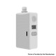 Authentic MECHVAPE x MRJUSTRIGHT BM40 Boro Mod - Full White, VW 5~40W, 1100mAh, Compatible with Boro RBA / Tank