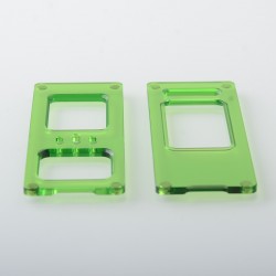 Replacement Front + Back Door Panel Plates for Aspire Raga Aio Pod - Green (2 PCS)