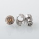 Monarchy Mobb Ultra Style RBA Bridge for BB / Billet / Boro Mod - Silver, 6 PCS Air Pin 1.0 / 1.2 / 1.5 / 2.0 / 2.5 / 3.0mm